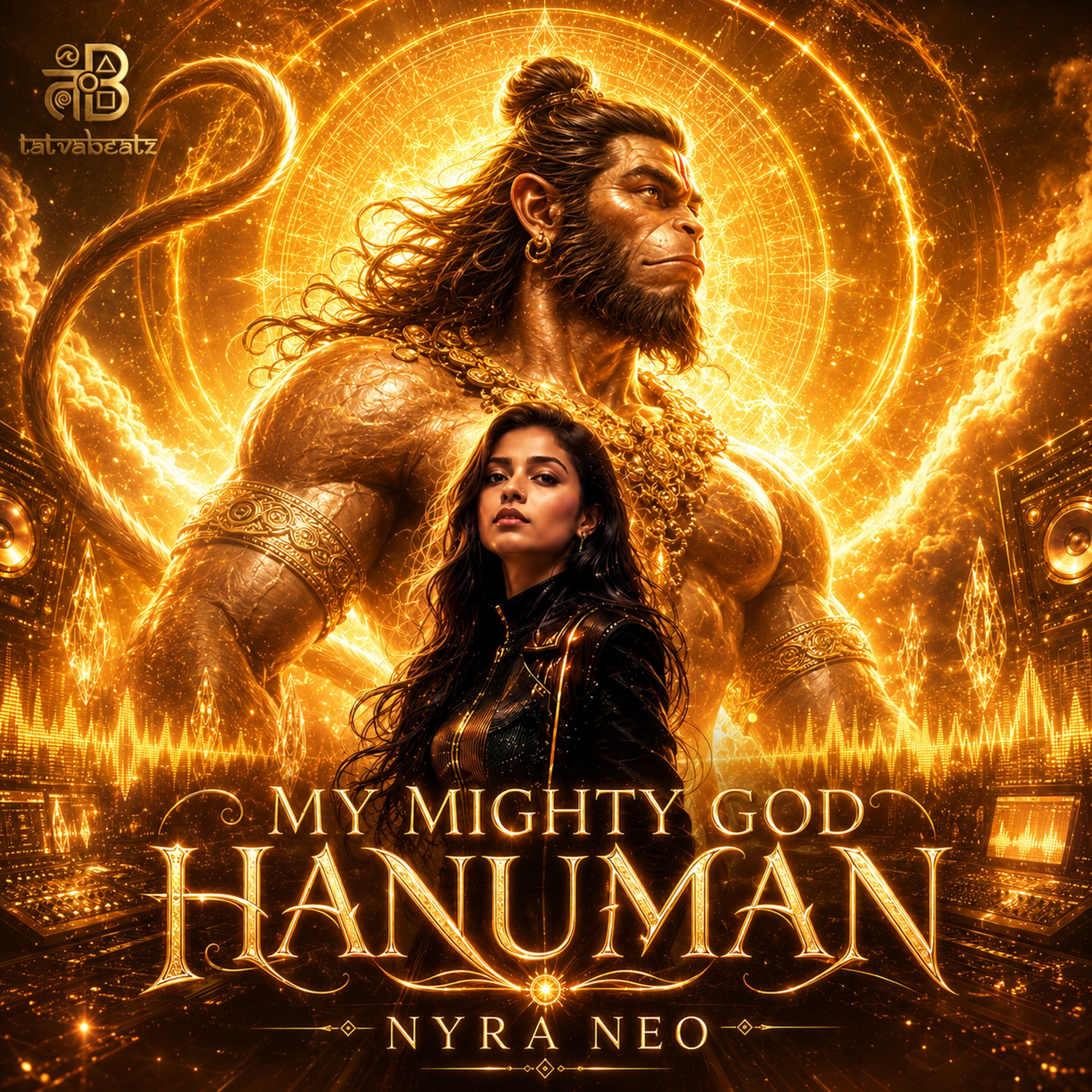 My Mighty God Hanuman by Nyra Neo cover art