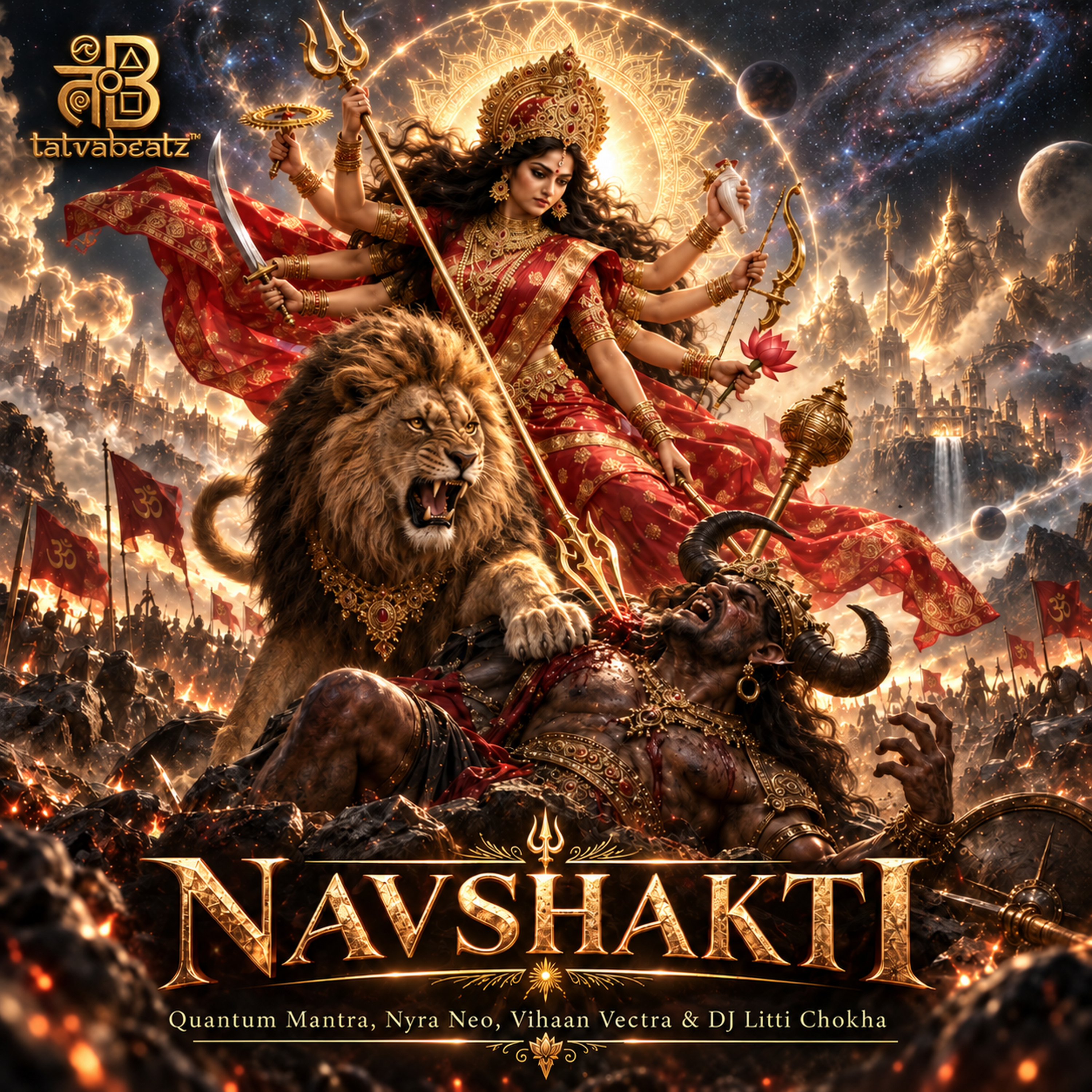 Navshakti by Quantum Mantra, Nyra Neo, Vihaan Vectra & DJ Litti Chokha cover art