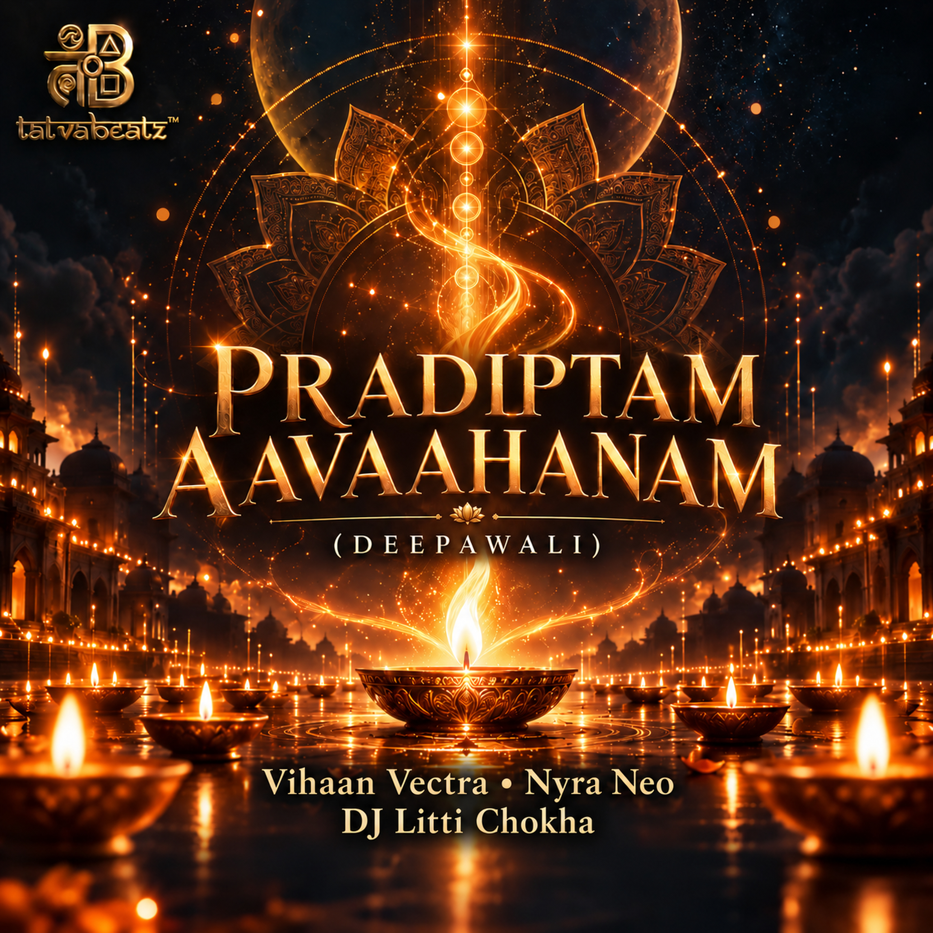 Pradiptam Aavaahanam (Deepawali) by Vihaan Vectra, Nyra Neo & DJ Litti Chokha cover art