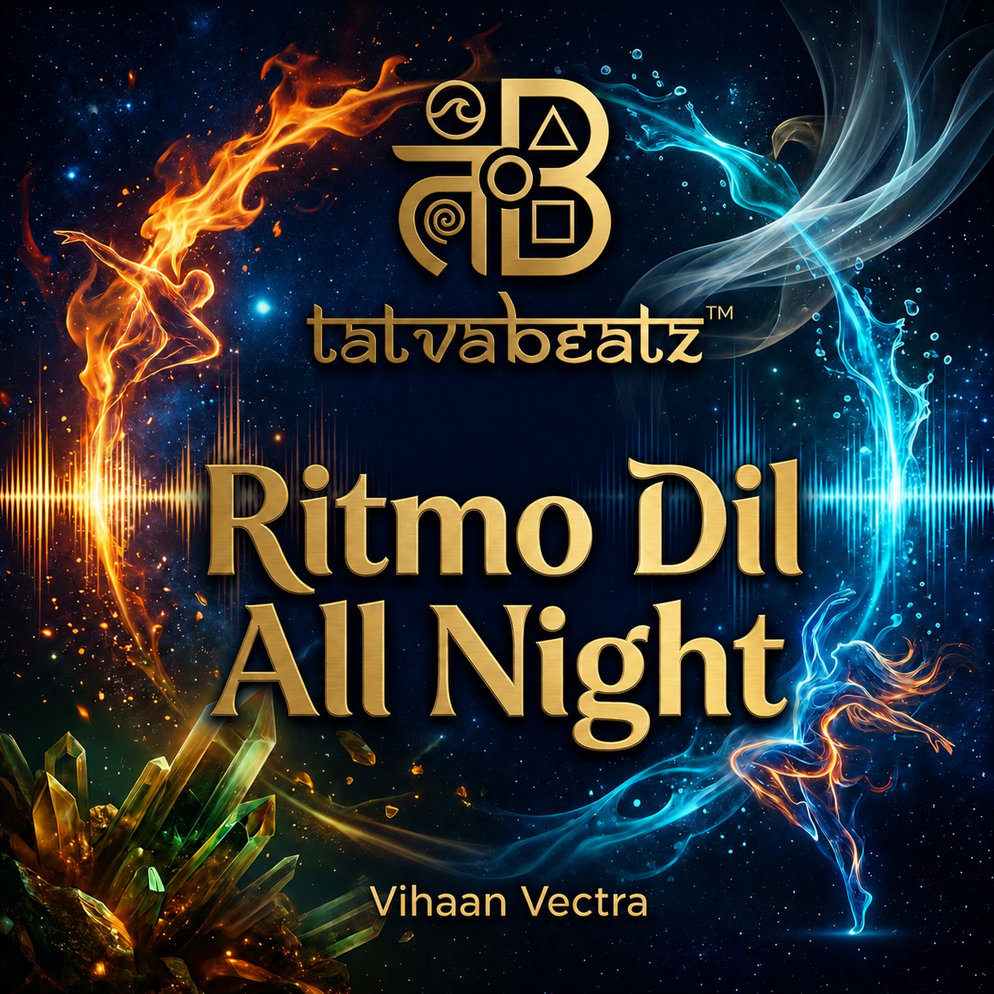 Ritmo Dil All Night by Vihaan Vectra cover art